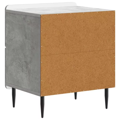  Éjjeliszekrény Betonszürke 43 x 34,5 x 49,5 cm Szerelt Fa