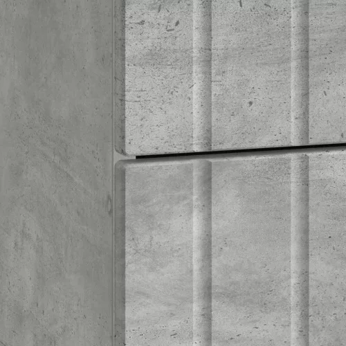  Éjjeliszekrény Betonszürke 43 x 34,5 x 49,5 cm Szerelt Fa