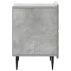  Éjjeliszekrény 2 pcs Betonszürke 43 x 34,5 x 49,5 cm Szerelt Fa