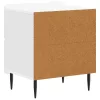  Éjjeliszekrény 2 pcs Magasfényű Fehér 43 x 34,5 x 49,5 cm