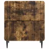  Éjjeliszekrény fiókkal 2 pcs Füstös Tölgy 43 x 34,5 x 49,5 cm