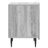  Éjjeliszekrény fiókkal 2 pcs Szürke Sonoma 43 x 34,5 x 49,5 cm