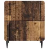  Éjjeliszekrény 2 pcs Antik Fa 43 x 34,5 x 49,5 cm Szerelt Fa