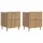  Éjjeliszekrény fiókkal 2 pcs Kézműves Tölgy 43 x 34,5 x 49,5 cm