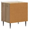  Éjjeliszekrény fiókkal 2 pcs Kézműves Tölgy 43 x 34,5 x 49,5 cm