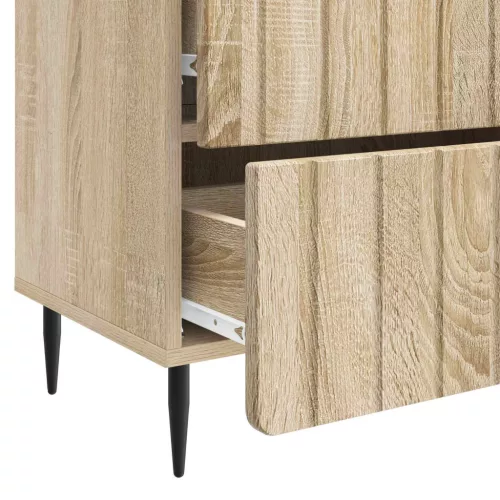  Éjjeliszekrény Sonoma Tölgy 62 x 34,5 x 49,5 cm Szerelt Fa