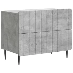    Éjjeliszekrény Betonszürke 62 x 34,5 x 49,5 cm Szerelt Fa