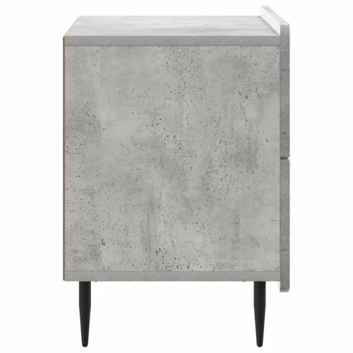  Éjjeliszekrény Betonszürke 62 x 34,5 x 49,5 cm Szerelt Fa