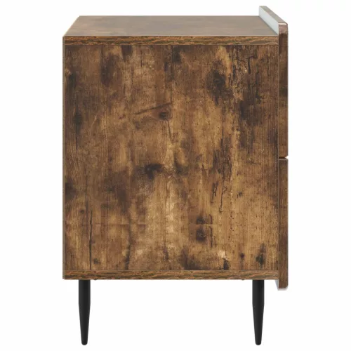  Éjjeliszekrény Füstös Tölgy 62 x 34,5 x 49,5 cm Szerelt Fa