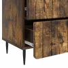  Éjjeliszekrény Füstös Tölgy 62 x 34,5 x 49,5 cm Szerelt Fa