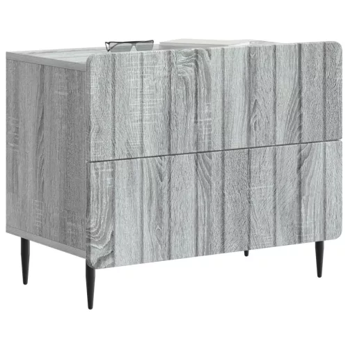  Éjjeliszekrény Szürke Sonoma 62 x 34,5 x 49,5 cm Szerelt Fa