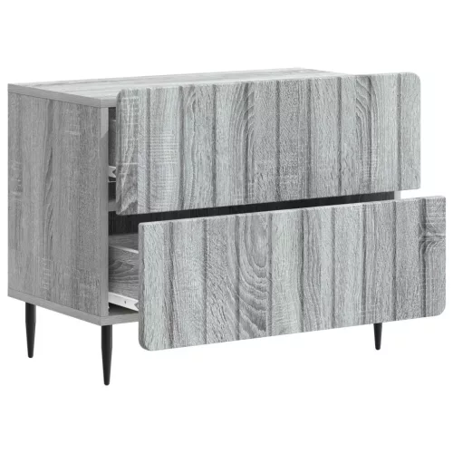  Éjjeliszekrény Szürke Sonoma 62 x 34,5 x 49,5 cm Szerelt Fa