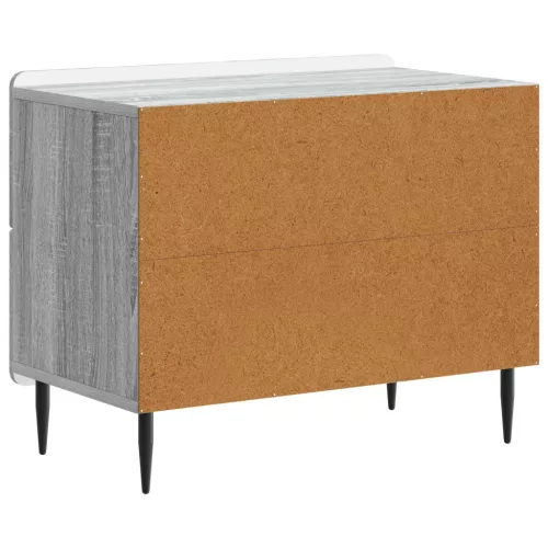  Éjjeliszekrény Szürke Sonoma 62 x 34,5 x 49,5 cm Szerelt Fa