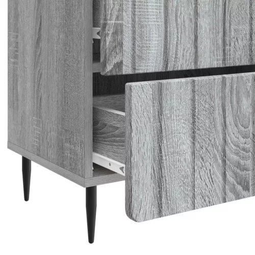  Éjjeliszekrény Szürke Sonoma 62 x 34,5 x 49,5 cm Szerelt Fa