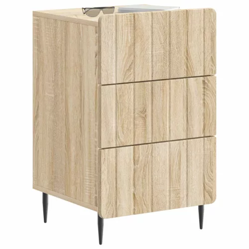  Éjjeliszekrény fiókkal Sonoma Tölgy 43x 41 x 68 cm Szerelt Fa