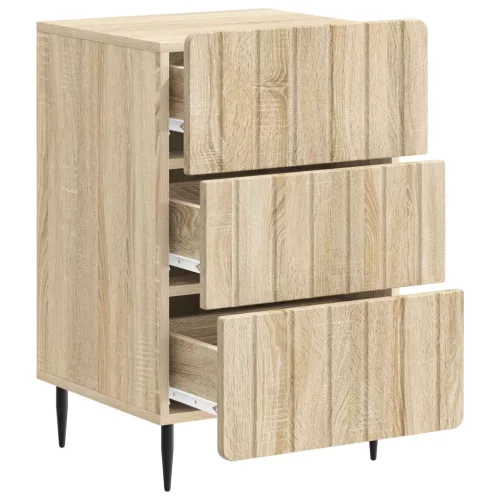  Éjjeliszekrény fiókkal Sonoma Tölgy 43x 41 x 68 cm Szerelt Fa