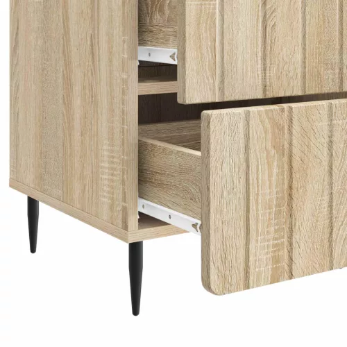  Éjjeliszekrény fiókkal Sonoma Tölgy 43x 41 x 68 cm Szerelt Fa