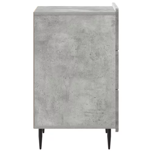  Éjjeliszekrény fiókkal Betonszürke 43x 41 x 68 cm Szerelt Fa