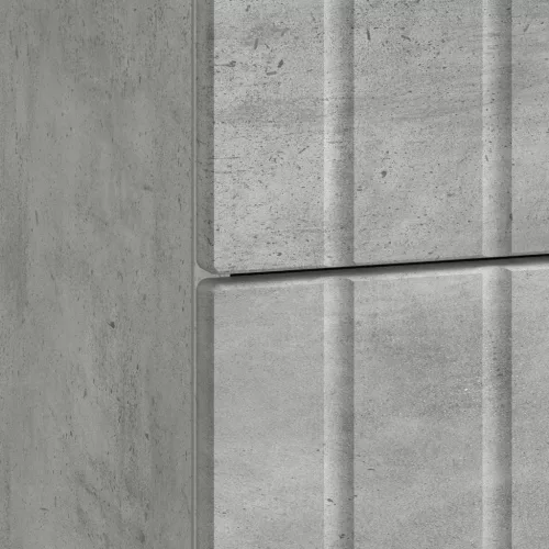  Éjjeliszekrény fiókkal Betonszürke 43x 41 x 68 cm Szerelt Fa