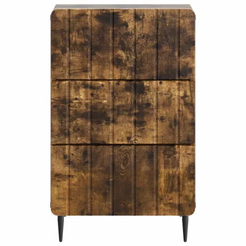  Éjjeliszekrény fiókkal Füstös Tölgy 43x 41 x 68 cm Szerelt Fa