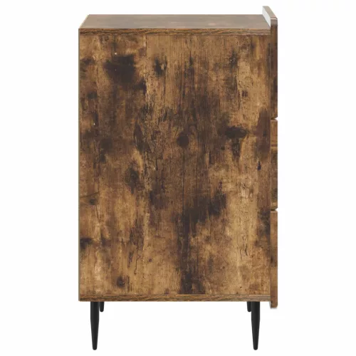  Éjjeliszekrény fiókkal Füstös Tölgy 43x 41 x 68 cm Szerelt Fa