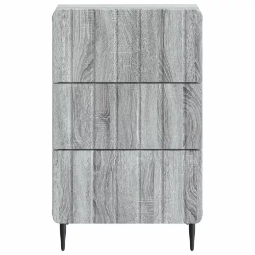  Éjjeliszekrény fiókkal Szürke Sonoma 43x 41 x 68 cm Szerelt Fa