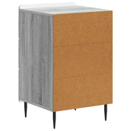  Éjjeliszekrény fiókkal Szürke Sonoma 43x 41 x 68 cm Szerelt Fa