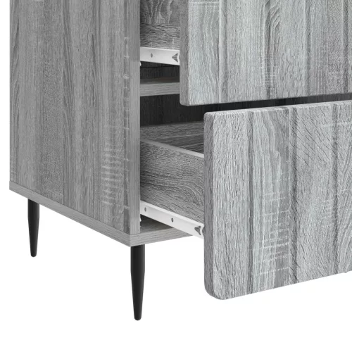  Éjjeliszekrény fiókkal Szürke Sonoma 43x 41 x 68 cm Szerelt Fa