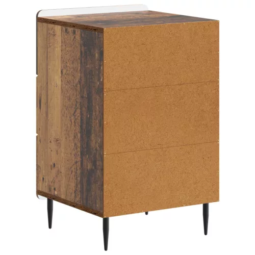  Éjjeliszekrény fiókkal Antik Fa 43x 41 x 68 cm Szerelt Fa