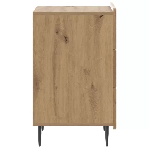  Éjjeliszekrény fiókkal Kézműves Tölgy 43x 41 x 68 cm Szerelt Fa