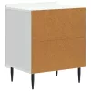  Éjjeliszekrény 2 pcs Fehér 43 x 34,5 x 52 cm Szerelt Fa