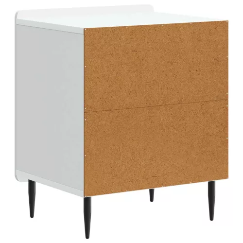  Éjjeliszekrény 2 pcs Fehér 43 x 34,5 x 52 cm Szerelt Fa