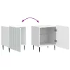  Éjjeliszekrény 2 pcs Fehér 43 x 34,5 x 52 cm Szerelt Fa