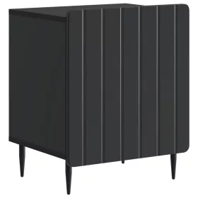  Éjjeliszekrény Fekete 43 x 34,5 x 52 cm Szerelt Fa