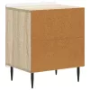  Éjjeliszekrény 2 pcs Sonoma Tölgy 43 x 34,5 x 52 cm Szerelt Fa