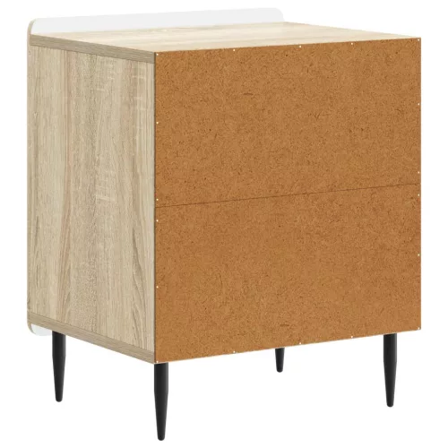  Éjjeliszekrény 2 pcs Sonoma Tölgy 43 x 34,5 x 52 cm Szerelt Fa