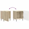  Éjjeliszekrény 2 pcs Sonoma Tölgy 43 x 34,5 x 52 cm Szerelt Fa