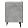  Éjjeliszekrény 2 pcs Betonszürke 43 x 34,5 x 52 cm Szerelt Fa