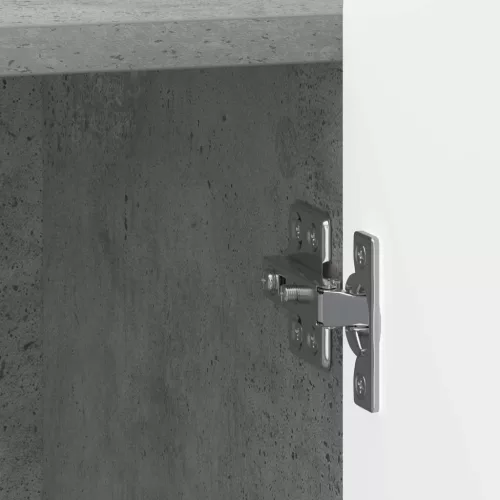  Éjjeliszekrény 2 pcs Betonszürke 43 x 34,5 x 52 cm Szerelt Fa