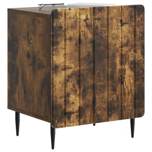  Éjjeliszekrény Füstös Tölgy 43 x 34,5 x 52 cm Szerelt Fa