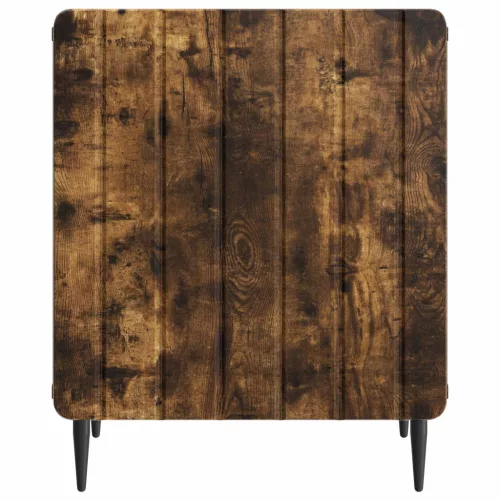  Éjjeliszekrény 2 pcs Füstös Tölgy 43 x 34,5 x 52 cm Szerelt Fa