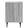  Éjjeliszekrény 2 pcs Szürke Sonoma 43 x 34,5 x 52 cm Szerelt Fa