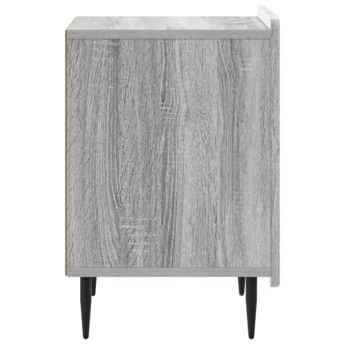  Éjjeliszekrény 2 pcs Szürke Sonoma 43 x 34,5 x 52 cm Szerelt Fa