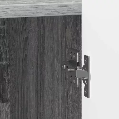  Éjjeliszekrény 2 pcs Szürke Sonoma 43 x 34,5 x 52 cm Szerelt Fa