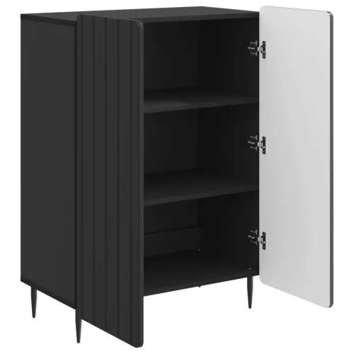  Széf Fekete 66 x 34,5 x 92 cm Szerelt Fa