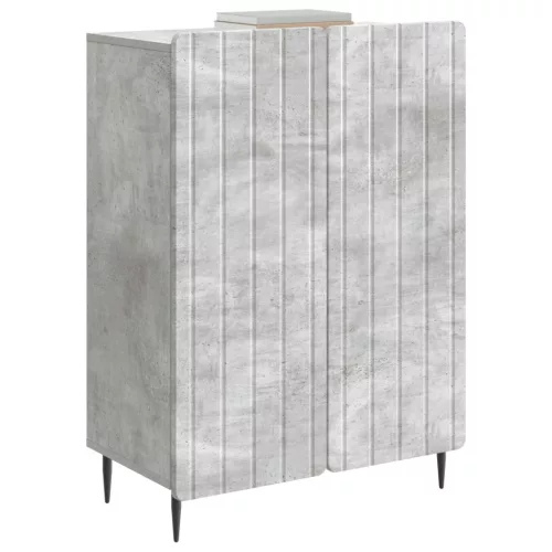  Széf Betonszürke 66 x 34,5 x 92 cm Szerelt Fa