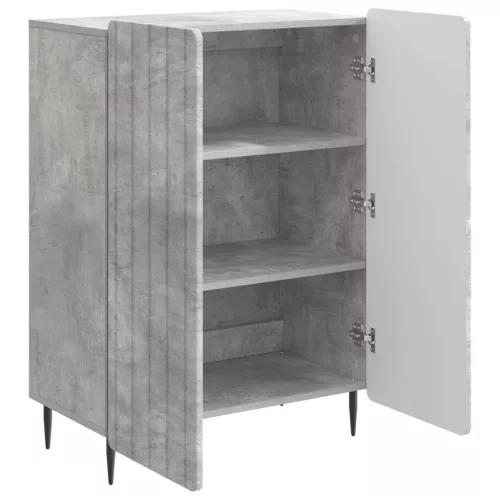  Széf Betonszürke 66 x 34,5 x 92 cm Szerelt Fa