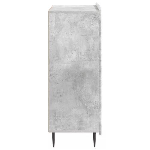  Széf Betonszürke 66 x 34,5 x 92 cm Szerelt Fa