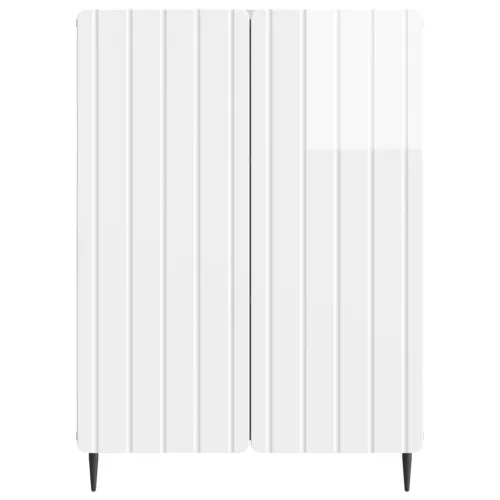  Széf Magasfényű Fehér 66 x 34,5 x 92 cm Szerelt Fa