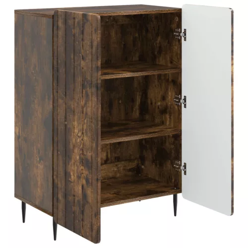  Széf Füstös Tölgy 66 x 34,5 x 92 cm Szerelt Fa